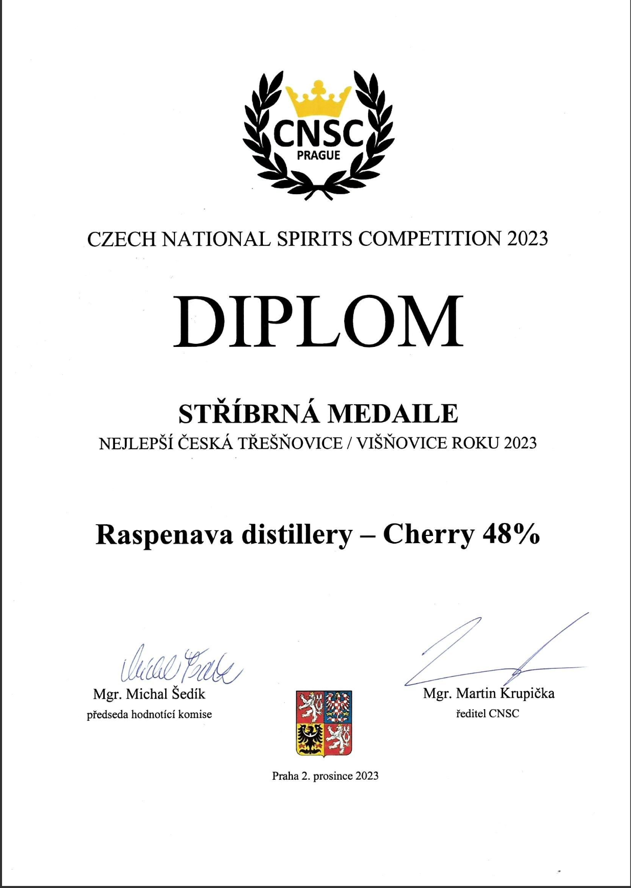 Cherry - stříbrná - CNSC 2023